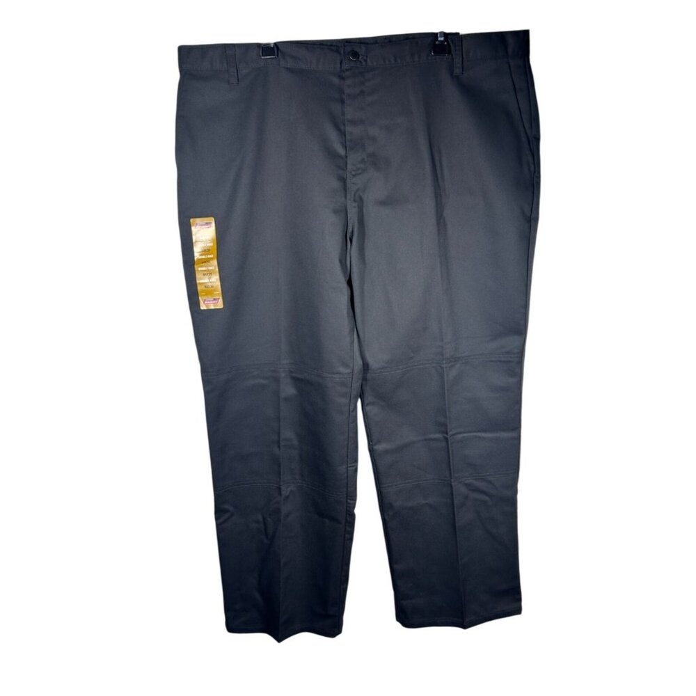 Dickies Mens Double Knee Relaxed Fit Work Pants FLEX Charcoal Gray Size 44 NEW
